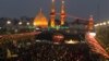 Shi'ite Muslim pilgrims gather near the shrine of Imam Abbas as they prepare to celebrate the festival of Ashura in Karbala on November 12. The Ashura celebration is a traditional target of extremist bombings. 