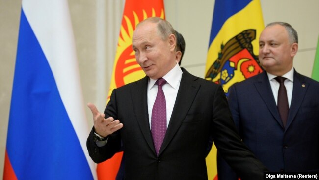 Vladimir Putin și Igor Dodon