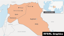 Syria and Iraq Map 