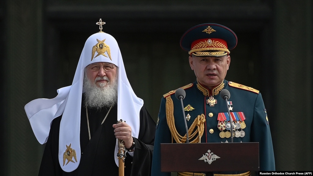 Патриарх Кирилл и Сергей Шойгу (2020 год)