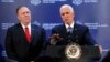 Američki potpredsjednik Mike Pence tokom konferencije za medije uz američkog državnog sekretara Mike Pompea: 120 sati prekida vatre u Siriji