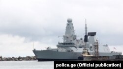 Корабли SNMG2 под командованием Будевейна Бутса вошли в грузинский порт Поти 1 апреля