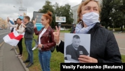 Minskdə etiraz aksiyası, arxiv fotosu