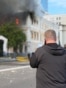 Aftermath of the Russian drone strike on Ukrainian academy of science building in Kyiv
