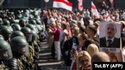 Protest aksiýasy, Minsk, 30-njy Awgust, 2020