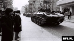 Советские войска в Баку - 1990