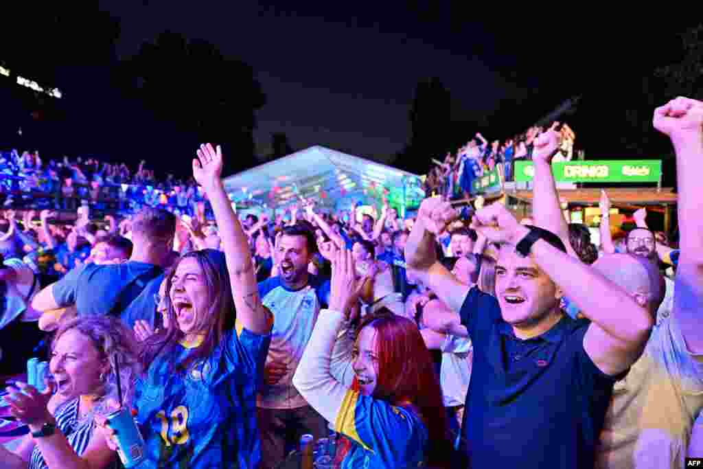 Slavlje na ulicama Sarajeva nakon pobjede selekcije BiH nad Katarom, 24. juna 2026.