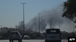 Dim nakon napada u području gdje se nalazi Ambasada SAD-a u Kuvajtu 2. marta 2026.