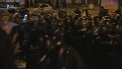 Поліція не дала встановити намет прихильникам Саакашвілі (відео)