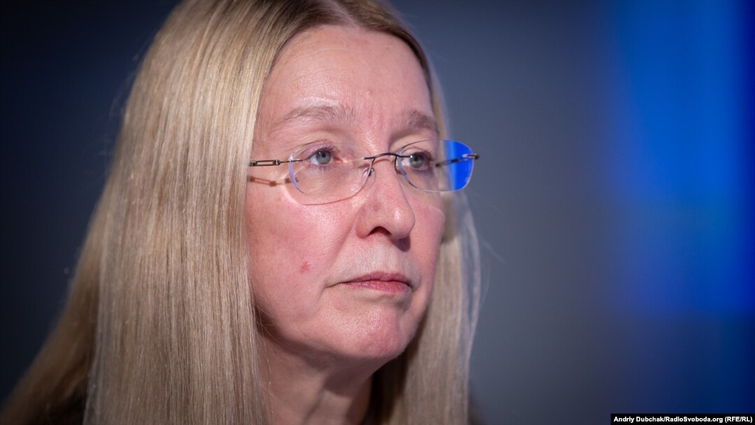 Ukraine's acting Health Minister Ulyana Suprun (file photo)