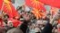 Архивска фотографија - Протест против промена на името на плоштад „Македонија“.