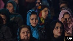 Авганистанки на одбележување на меѓународниот ден на жената во 2016 година 