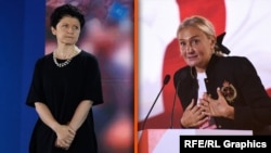 ფოტოკოლაჟი: (მარცხნიდან) თეა წულუკიანი და ნანუკა ჟორჟოლიანი 