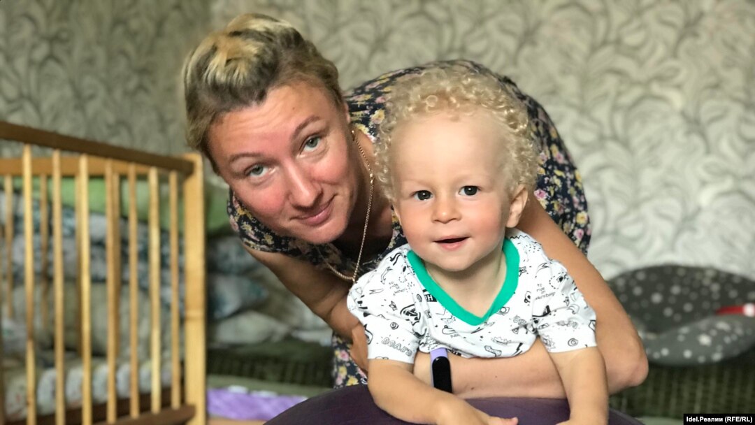 Елена Алексеева и ее сын Богдан