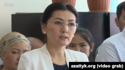 Аида Салянова на судебном заседании, 16 июня 2017 г.