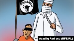 Медицина в Азербайджане. Карикатура Гюндюза Агаева 