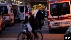 Возила на брза помош во Клинички центар Скопје