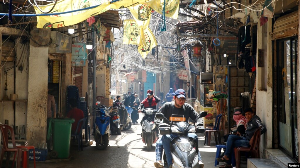 عکسی از یکی محله‌های بیروت