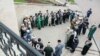 Проведение Хәтер көне в память о павших при падении Казани в 1552 году. Казань, Татарстан, 25 мая 2021 г.