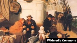 Джон Чарлз Долман, «Карабель з эмігрантамі» (1884)