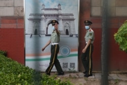 Посольство Индии в Пекине, взятое под усиленную охрану. 16 июня 2020 года