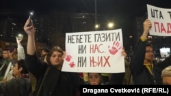 "Nećete gaziti ni njih ni nas": Studenti na protestu u Nišu, 28. januar 2025.