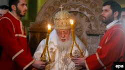 Патриарх Грузии Илия Второй
 (Архивное фото)