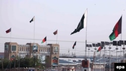 FILE: A border crossing between Pakistan and Afghanistan which connects the southwestern Pakistan border town of Chaman to the town of Spin Boldak in the southern Afghan province of Kandahar.