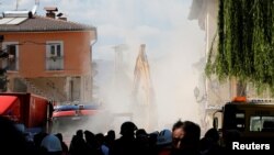 Իտալիա - Ամատրիչե քաղաքում հետցնցումները շարունակվում են՝ նոր փլուզումների պատճառ դառնալով, 25-ը օգոստոսի, 2016թ․