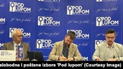 Press Koalicije za slobodne i poštene izbore 'Pod lupom', 6. oktobra 2024.