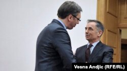 Aleksandar Vučić i Milorad Pupovac