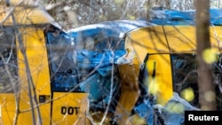 Pamje nga përplasja e dy trenave në Danimarkë, 23 prill.