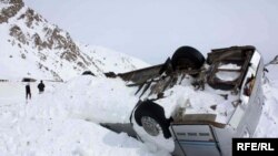 FILE: A vehicle is seen covered with snow after avalanches killed at least 157 people in Salang tunnel in February, 2010.