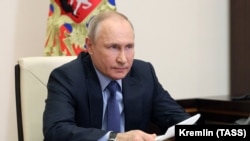 Путин на заседании оргкомитета "Победа", 20 мая 2021 г.