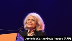 Edith Windsor gjatë një fjalimi në qershor të këtij viti në Nju Jork