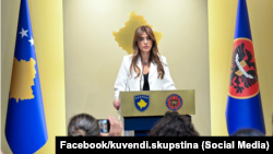 Albulena Haxhiu, vršiteljica dužnosti predsjednice Kosova