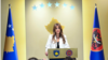 Ushtruesja e detyrës së Presidentes në Kosovë, Albulena Haxhiu.