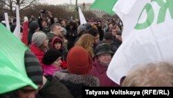 Акция в память о Борисе Немцове в Санкт-Петербурге. 1 марта 2015 года