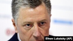 Kurt Volker la o reuniune internațională la Ialta în 2018