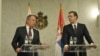 Pres-konferencija Sergeja Lavrova i Aleksandra Vučića, Beograd