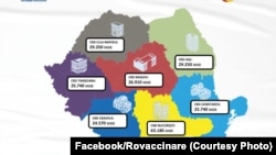 Luni, sosesc în România peste 224.000 de doze de vaccin Pfizer