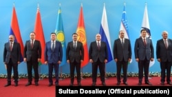 Prime Ministers of the Eurasian Economic Union member states meet in Cholpon-Ata, Kyrgystan, in August 2021.
