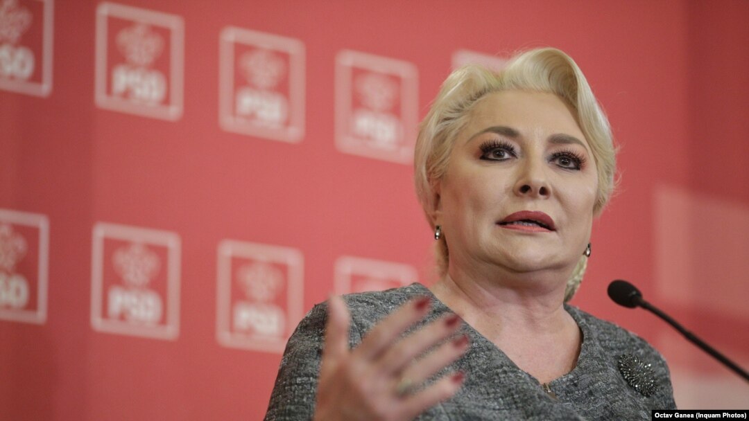 Şefa executivului de la Bucureşti, Viorica Dăncilă