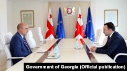RFE/RL President Jamie Fly meeting with Georgian Prime Minister Irakli Garibashvili
