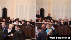 11 და 8 დემონსტრანტის საქმეებზე ბრალდების მხარემ მოწმეთა გამოკითხვა დაასრულა - ახლა ჯერი დაცვის მხარეზეა. ფოტოები არქივიდან - ამჟამად სასამართლოში გადაღება შეზღუდულია.