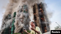 آتش سوزی در هانگ کانگ