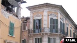 Абруццо после землетрясения 23 апреля 2009