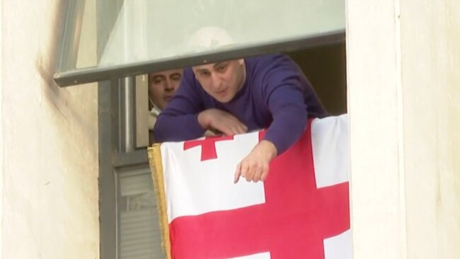 Georgian Police Storm Opposition Party Headquarters, Arrest Leader