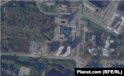 Satelitski snimak (Planet.com, SkySat) od 31. oktobra 2025. na kojem se vidi da je na lokaciji gde je došlo do obrušavanja 28. novembra 2025, u toku gradnja objekta, za koji se prema veličini senke može pretpostaviti da u tom trenutku ima već dva ili tri sprata.