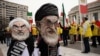 Washimgton DC - Protesters outside the White House demand regime change in Iran. March 8, 2019.